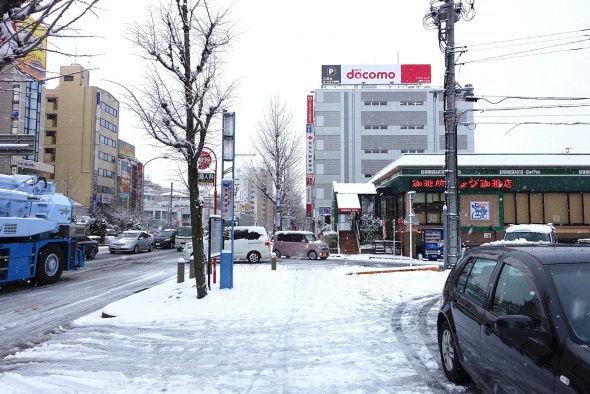 image:大雪、名古屋で積雪８センチ
