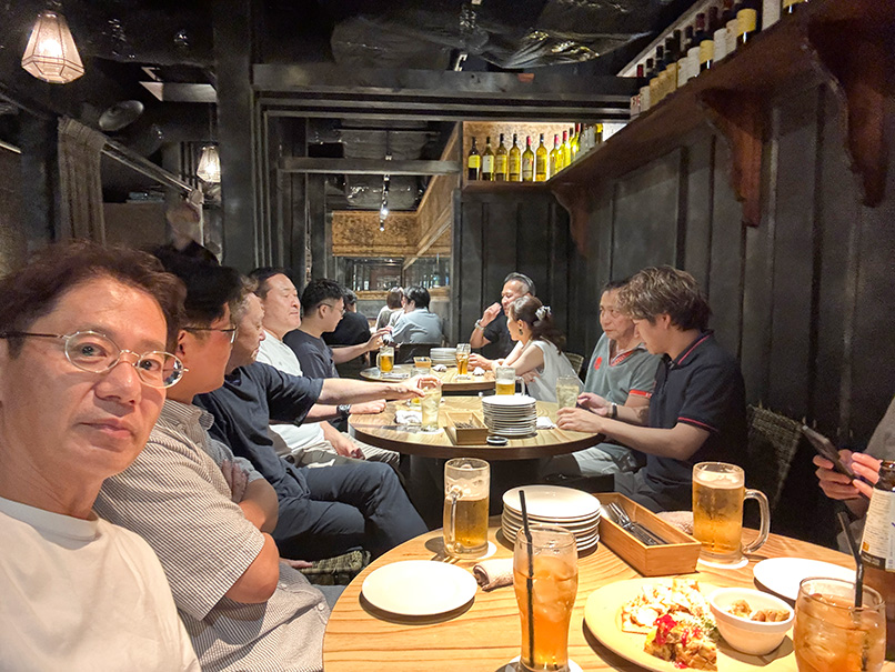 講演後の懇親会